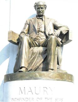 Matthew Fontaine Maury monument in Richmond, Virginia